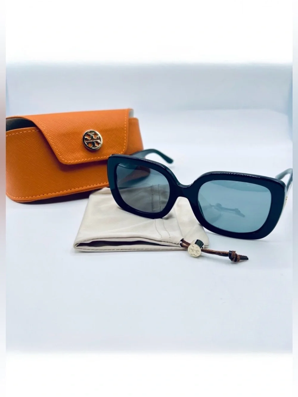 Tory Burch Polarized Butterfly Sunglasses 54mm Rx-able + Case & Dust Bag